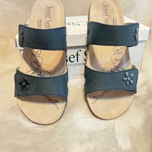 Josef Seibel Black Women's Sandals